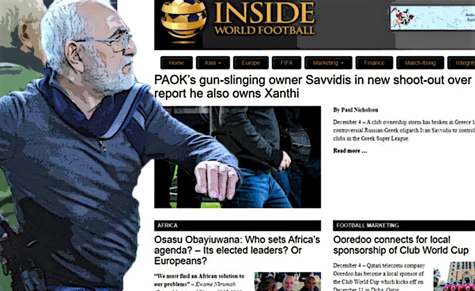 ΠΑΟΚ: «Ο νέος πυροβολισμός του οπλοφόρου Ιβάν Σαββίδη»