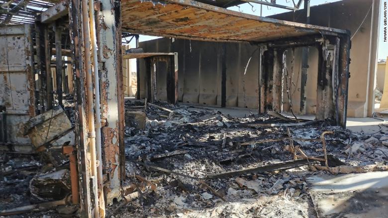 Εικόνες από τη βομβαρδισμένη αμερικανική βάση στο Ιράκ