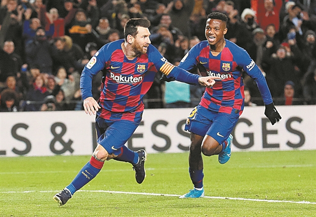 Ο Μέσι έσωσε την Μπάρτσα