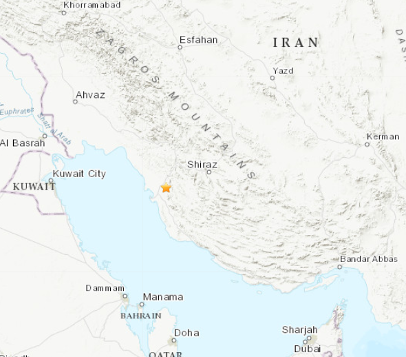 Ιράν: Σεισμός 5,4 Ρίχτερ κοντά σε πυρηνικό σταθμό