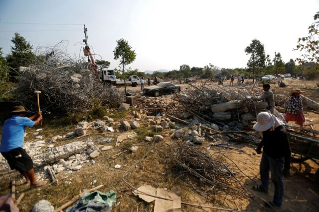 Τραγωδία στην Καμπότζη: Τριάντα έξι νεκροί από την κατάρρευση κτιρίου