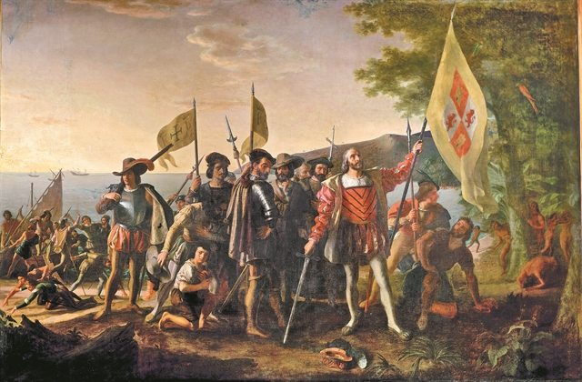 Ο άγιος Κολόμβος και οι κονκισταδόρες