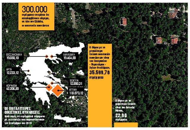 Φόρμουλα για τακτοποίηση δασικών αυθαιρέτων