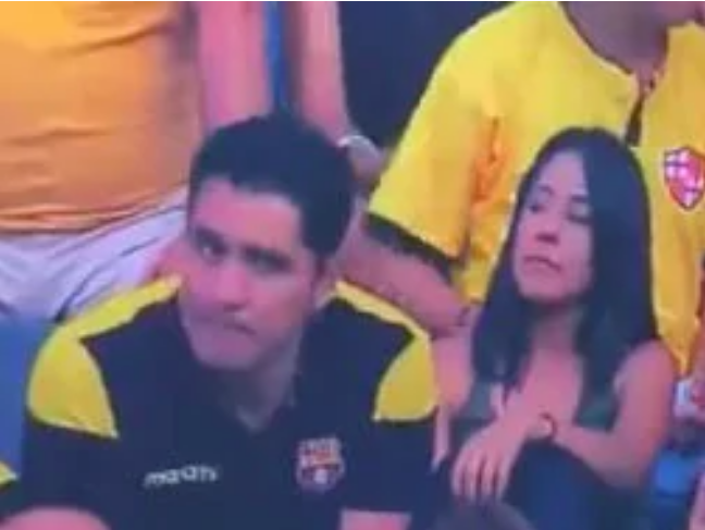 Πήγε στο γήπεδο με την ερωμένη και… τον έδειξε η γιγαντοοθόνη