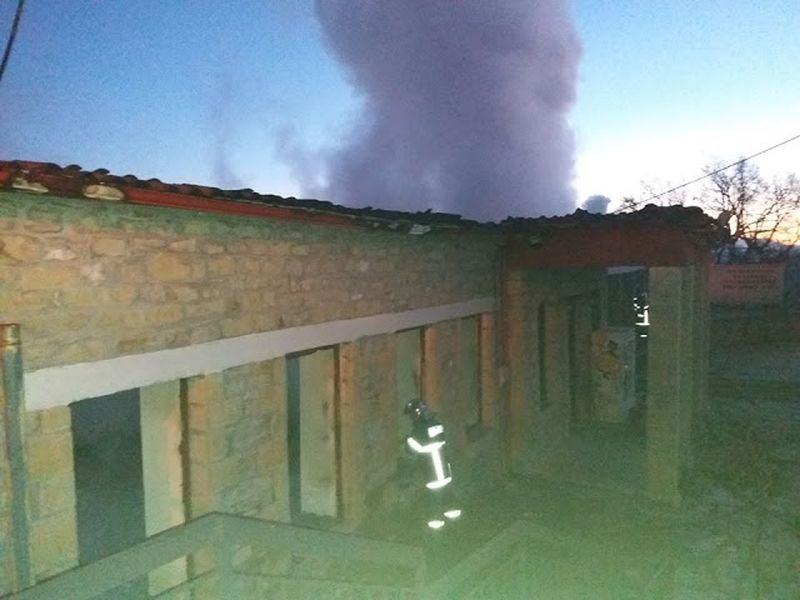 Κάηκε σχολείο στα Γρεβενά το οποίο είχε ανακαινισθεί πρόσφατα