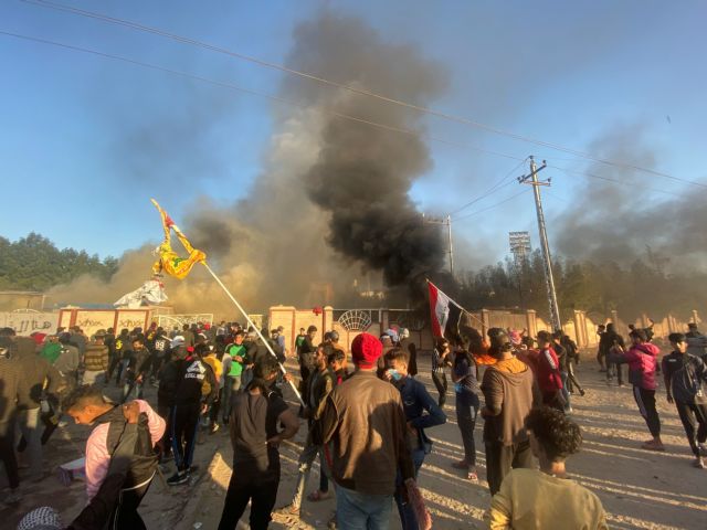 Ιράκ: Αντικυβερνητικές διαδηλώσεις κατά του Ιράν και των ΗΠΑ