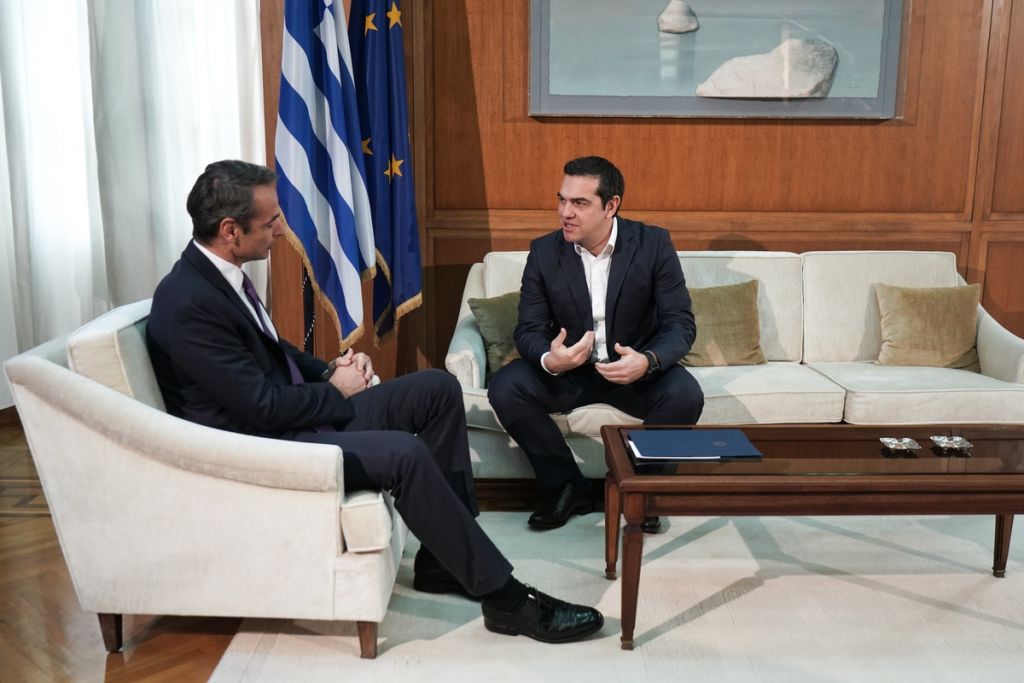 Συνάντηση Μητσοτάκη με Τσίπρα: Τι είπαν για εθνικά θέματα και Παυλόπουλο