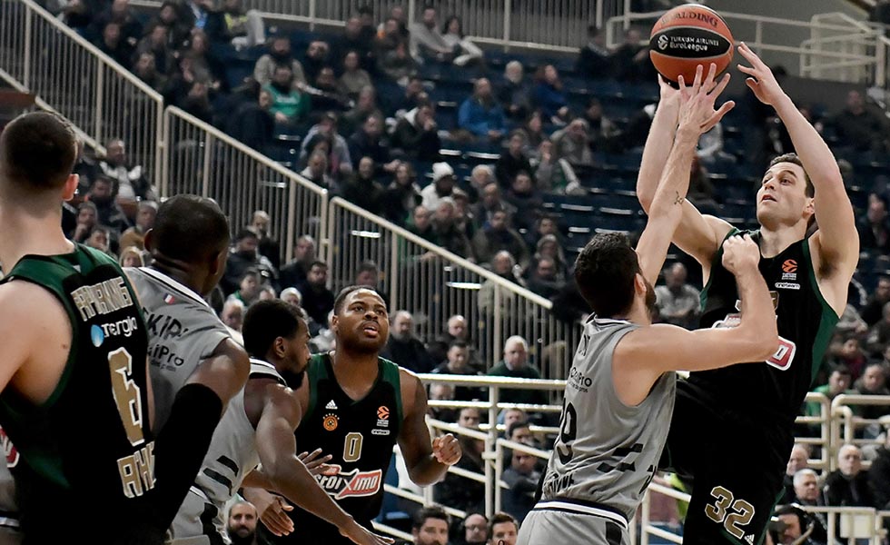 Εύκολη επικράτηση του Παναθηναϊκού επί της Βιλερμπάν