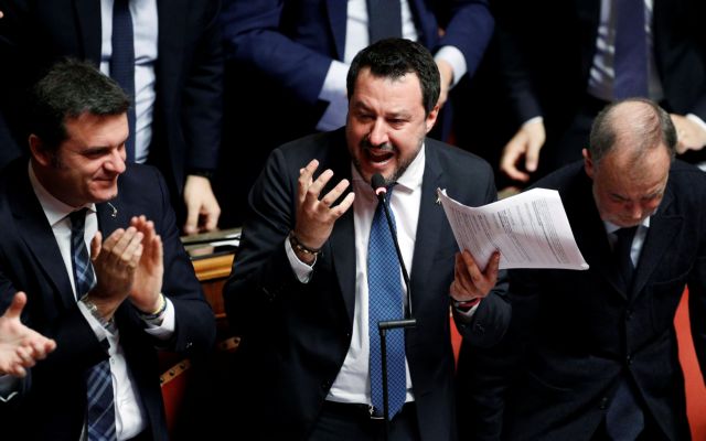 Σαλβίνι στην ιταλική Γερουσία: Η υπεράσπιση των συνόρων ήταν χρέος μου