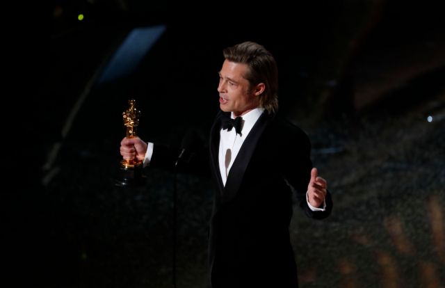 Oscars 2020 : Στον Μπραντ Πιτ το βραβείο Β’ ανδρικού ρόλου