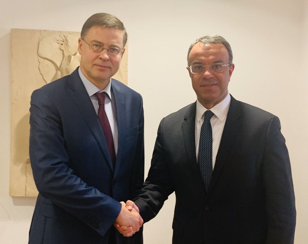 Για υψηλή και βιώσιμη ανάπτυξη συζήτησαν Σταϊκούρας – Ντομπρόβσκις