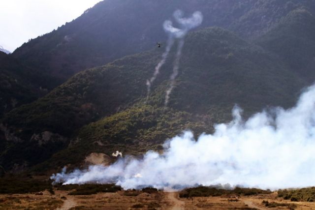 Κοινή ελληνοαμερικανική άσκηση πυρών ελικοπτέρων στο Λιτόχωρο