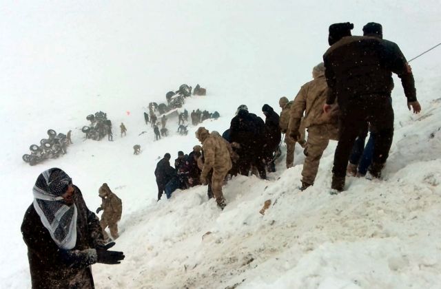 Τουρκία: Τουλάχιστον 28 νεκροί από τις δύο χιονοστιβάδες στην επαρχία Βαν