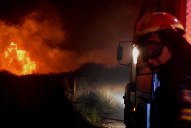 Μεγάλη φωτιά  στην Αργολίδα -Τραυματίστηκε πυροσβέστης