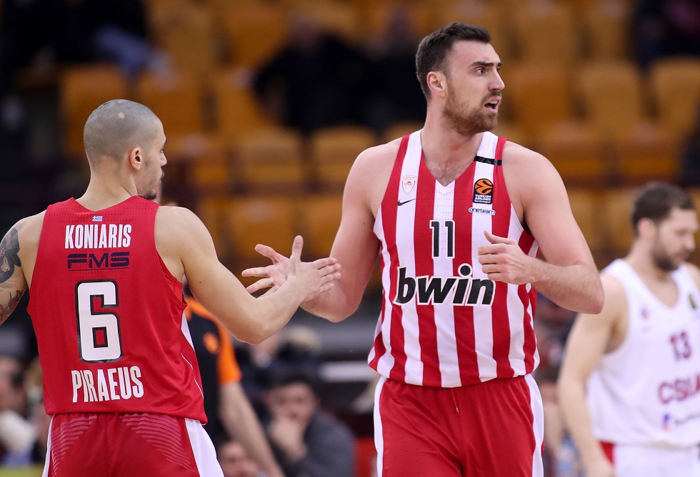 Ολυμπιακός: Χωρίς Μιλουτίνοφ και Κόνιαρη κόντρα στην Αρμάνι στο Βερολίνο