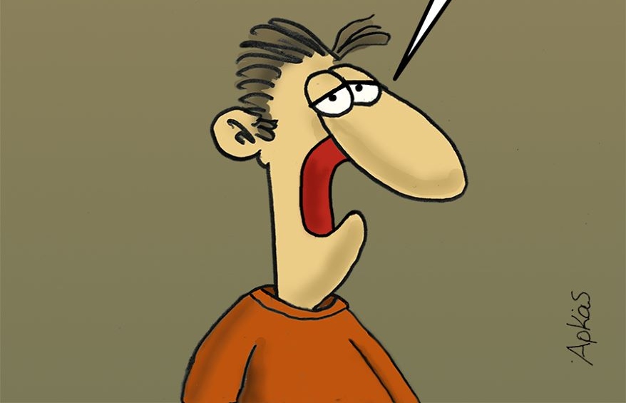 Αρκάς : Το σπαρταριστό σκίτσο του για την αλλαγή ώρας εν μέσω καραντίνας