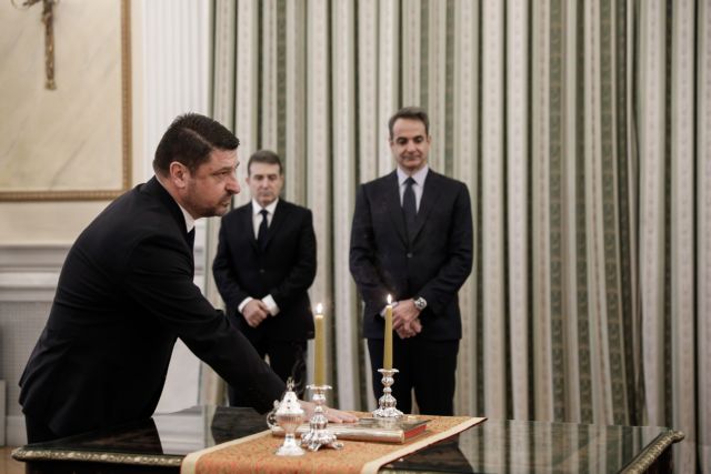 Ορκίστηκε ο Χαρδαλιάς υφυπουργός Πολιτικής Προστασίας και Διαχείρισης Κρίσεων