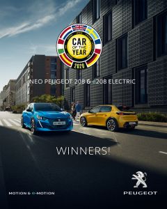 Το νέο Peugeot 208 “αγκαλιά” με τον τίτλο Αυτοκίνητο της Χρονιάς 2020