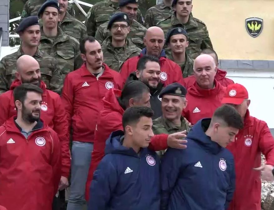 Ολυμπιακός : Το οδοιπορικό της προσφοράς σε αυτούς που φυλάνε τα σύνορα