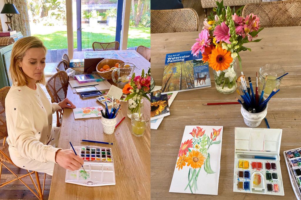 Η νέα καλλιτεχνική στροφή της Ρις Γουϊδερσπουν τον καιρό της καραντίνας