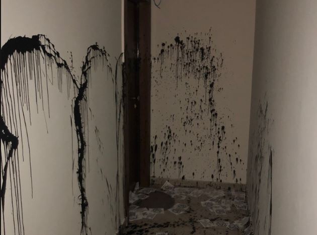 Επίθεση στο γραφείο του βουλευτής της Νέας Δημοκρατίας Στράτου Σιμόπουλου