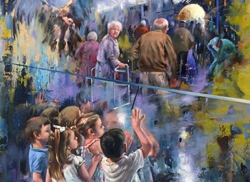 Το συγκινητικό αντίο σε γιαγιάδες και παππούδες – θύματα του κοροναϊού από Ισπανό καλλιτέχνη