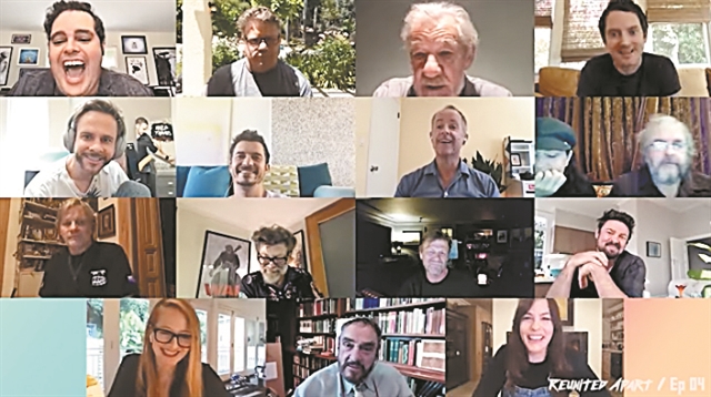 Το καστ του «Αρχοντα των Δαχτυλιδιών» ξαναβρέθηκε στο Zoom