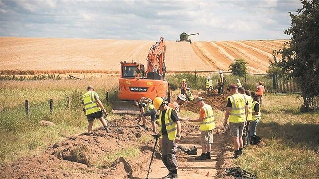 Ψυχοθεραπεία βετεράνων με ανασκαφές στο Βατερλώ