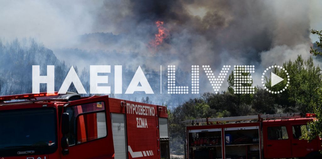 Μαίνεται η φωτιά στο Γραμματικό του δήμου Πύργου – Ενισχύονται οι πυροσβεστικές δυνάμεις