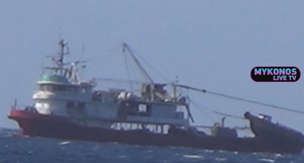 Ακόμη ένα τουρκικό αλιευτικό εντοπίστηκε να ψαρεύει ανοιχτά της Μυκόνου