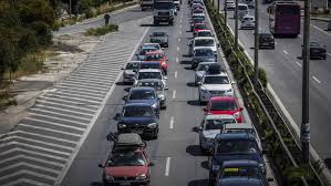 Κλειστή η Αθηνών – Κορίνθου, φωτιά σε νταλίκα