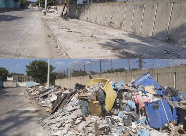 Εικόνες ντροπής εξαιτίας των σκουπιδιών στον Ελαιώνα – Πριν την επέμβαση των υπηρεσιών του δήμου Αιγάλεω