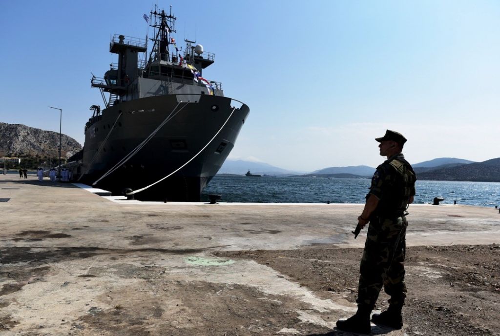 To πλοίο Γενικής Υποστήριξης «Ηρακλής» εντάχθηκε στο Πολεμικό Ναυτικό