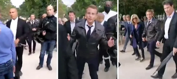 Γαλλία : «Be cool» είπε ο Μακρόν σε διαδηλωτές που τον έκραξαν