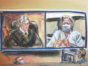 Η σκιτσογράφος των μεγάλων δικών