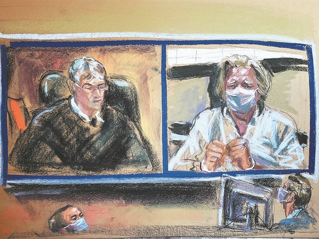 Η σκιτσογράφος των μεγάλων δικών