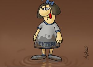 Αρκάς : Το συγκινητικό σκίτσο για την καταστροφή στην Εύβοια