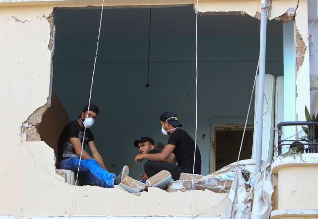 Βηρυτός: Μέσα σε σπίτι που καταστράφηκε ολοσχερώς από την έκρηξη
