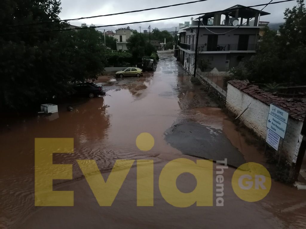 Η «Θάλεια» διέλυσε την Εύβοια: Εικόνες βιβλικής καταστροφής – Πληροφορίες για μια νεκρή