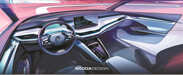 Το προηγμένο εσωτερικό του Skoda Enyaq iV