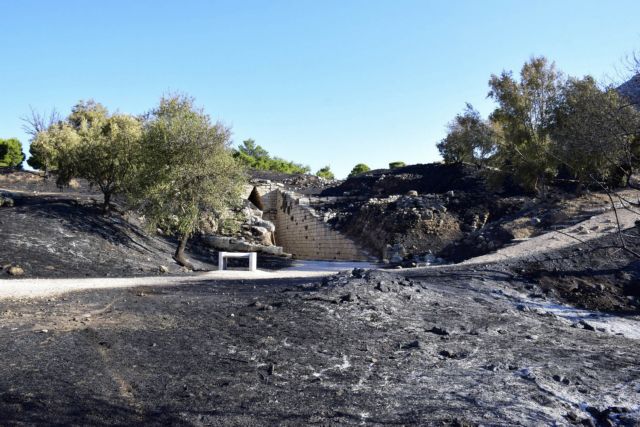 Αιχμηρή ανάρτηση Τσίπρα κατά Μενδώνη και κυβέρνησης για τη φωτιά στις Μυκήνες