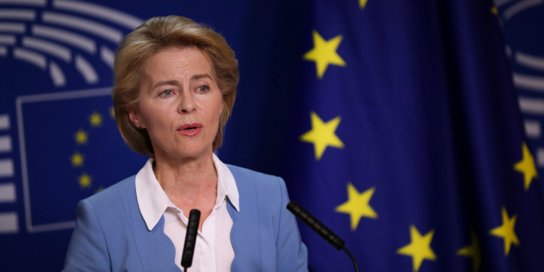 Φον ντερ Λάιεν για τηλεδιάσκεψη με Μέρκελ και Μητσοτάκη: Συζητήσαμε για τους πρόσφυγες στη Λέσβο