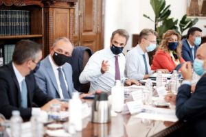 Τι συζήτησαν Μητσοτάκης και βουλευτές της ΝΔ στη Θεσσαλονίκη