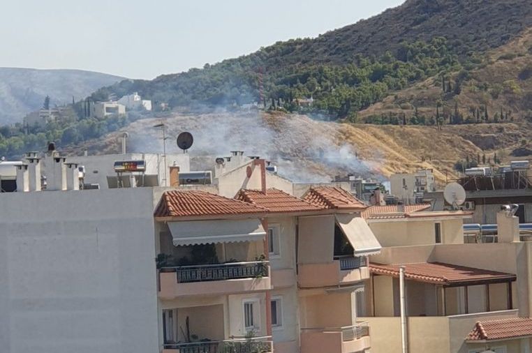 Φωτιά καίει χαμηλή βλάστηση στο Άλσος Βεΐκου