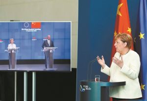 Οταν η Μέρκελ «συνάντησε» τον Σι Τζινπίνγκ