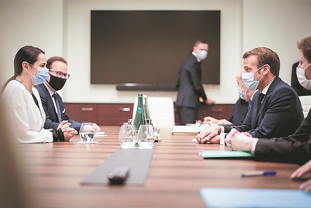 Σαφές μήνυμα Μακρόν στον Πούτιν