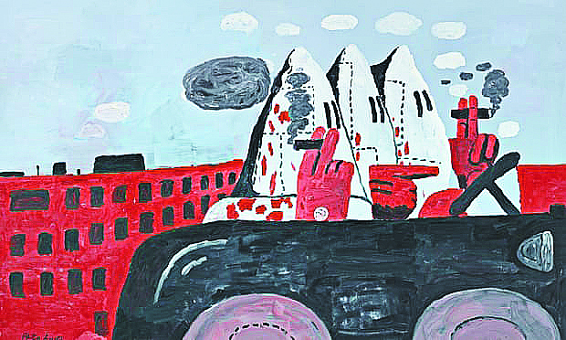 Αυτοπροστασία ή αυτολογοκρισία η απόσυρση πινάκων με την Κου Κλουξ Κλαν του Φ. Γκάστον;