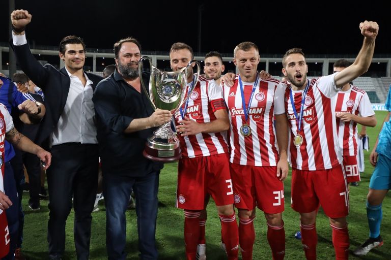 Το πανηγύρισε με την ψυχή του ο Βαγγέλης Μαρινάκης