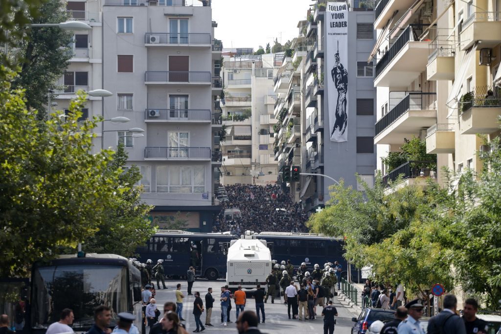 Δίκη Χρυσής Αυγής : Σε εξέλιξη αντιφασιστικό συλλαλητήριο έξω από το Εφετείο