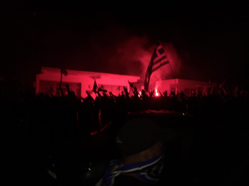 Κύπρος: Επεισόδια στο οδόφραγμα της Δερύνειας